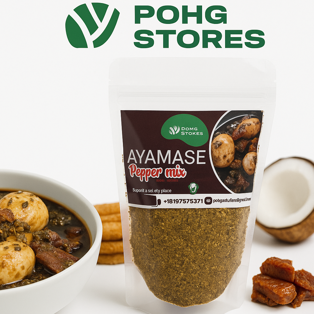 Pohg Combo/5L ofada rice,1L bleached palm oil,Ayamase pepper mix