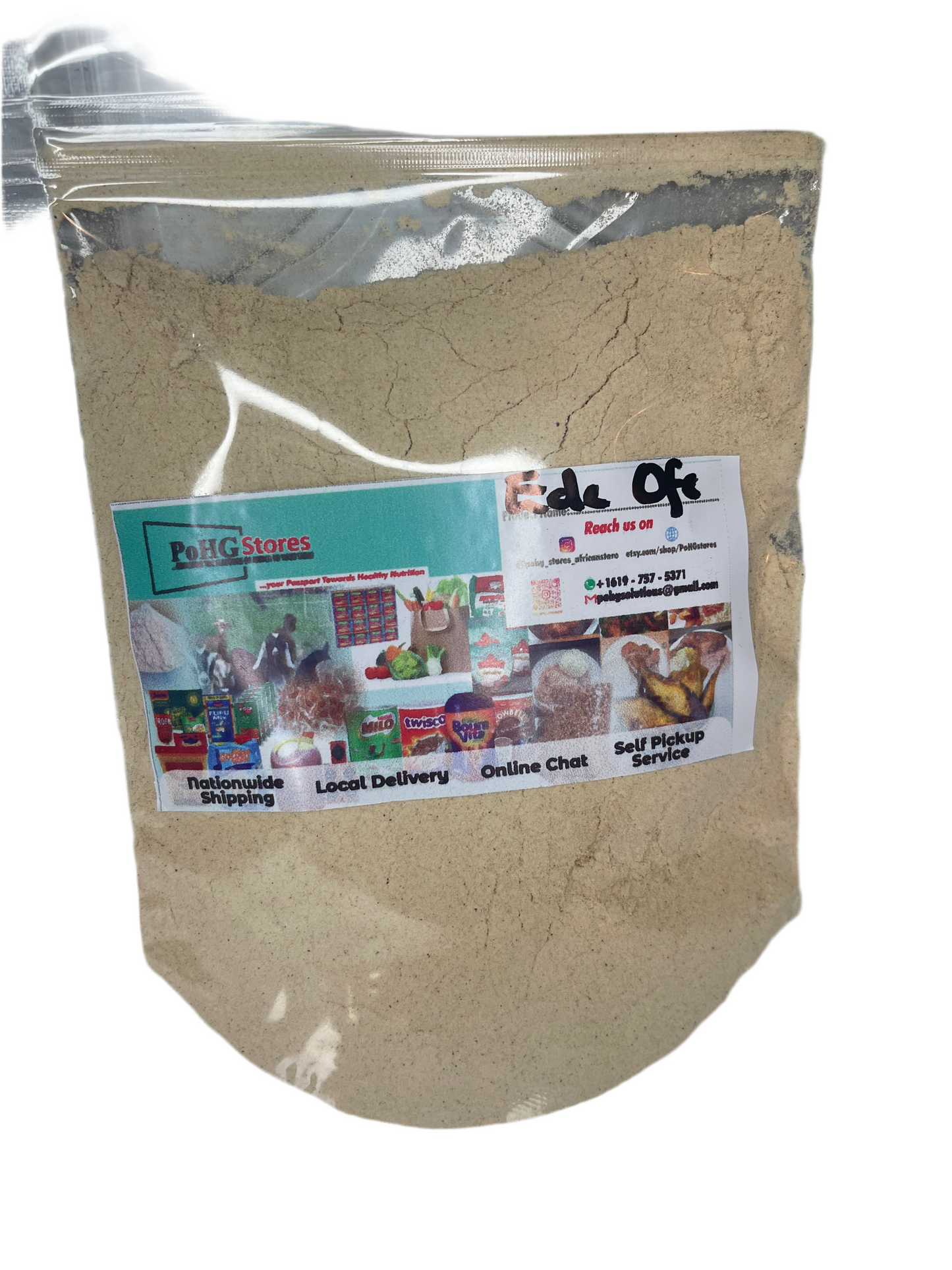 Fresh cocoyam powder/Ede ofe/2oz