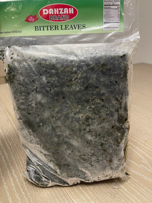 Bitter Leaf/Fresh Frozen Bitter leaves/1lbs