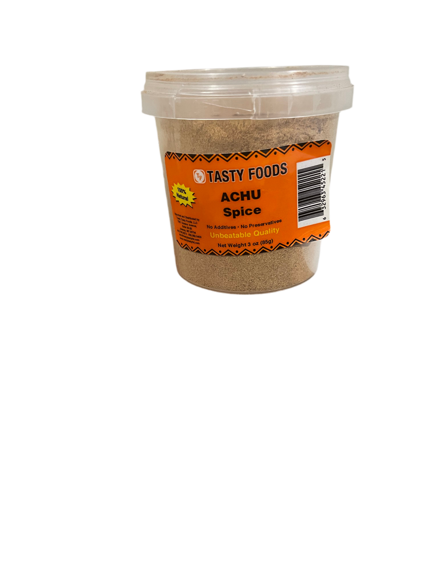 TASTY FOODS ACHU SPICE (3OZ
