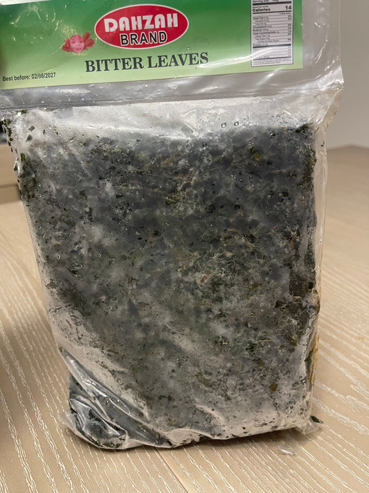 Bitter Leaf/Fresh Frozen Bitter leaves/1lbs