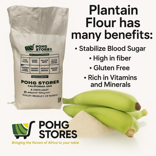 Elubo plantain Flour/Elubo ogede/5lbs