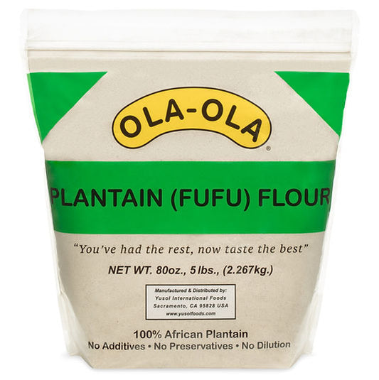 Ola ola Plantain Fufu Flour/5lbs